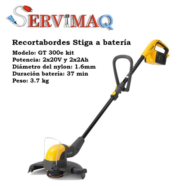 Recortabordes Stiga GT 300e kit (batería)