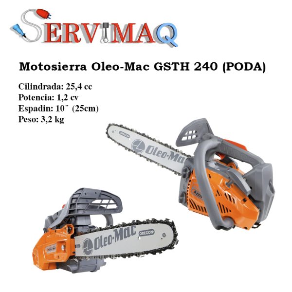 Motosierra de poda Oleo Mac GSTH 240