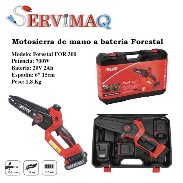 Motosierra de mano Forestal FOR300