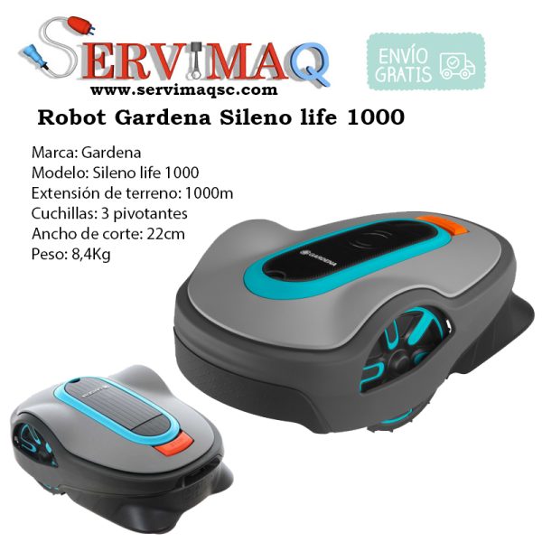 Robot Gardena Sileno life 1000