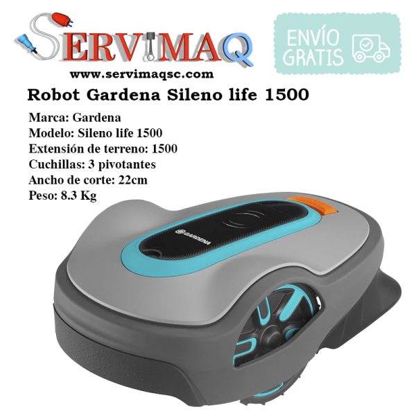 Robot Gardena Sileno life 1500